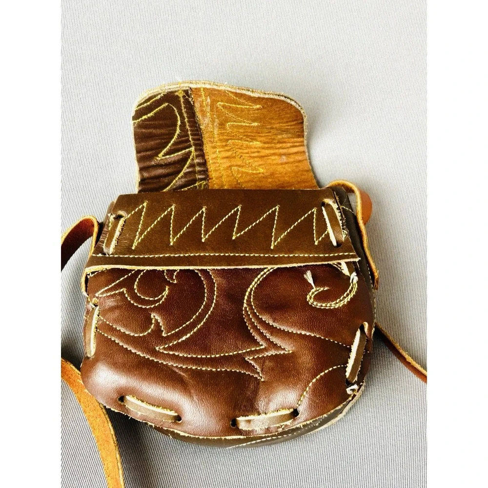 Vintage‎ Small Leather Pouch With Strap